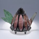 Echinacea Teapot by Valerie Jo Coulson