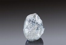 An exceptional 242-carat diamond offered on sale at ALROSA Jubilee Auction in Dubai