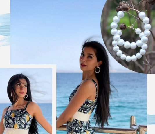 The students of Jewellery designing represented their collection in Miss Eco International pageant, Egypt IIS University students made jewellery with various material-1