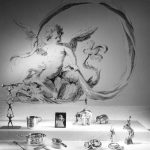 Tiffany window displays designed by Gene Moore including pieces from his Circus series, 1990.