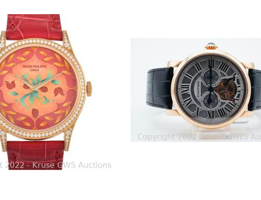 A MASSIVE PRIVATE COLLECTION OF LUXURY TIMEPIECES WILL HIT THE AUCTION BLOCK AT KRUSE GWS AUCTIONS FOR THE FIRST TIME