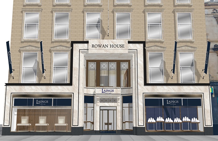 LAINGS THE JEWELLER ANNOUNCES PLAN FOR NEW £5M FLAGSHIP LOCATION