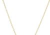 Mom Nameplate Necklace, in 14K gold with a diamond, by Bonnie Jennifer