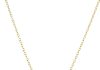 Mom Nameplate Necklace, in 14K gold with a diamond, by Bonnie Jennifer