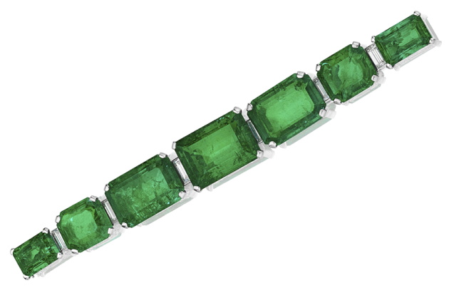 Cartier emerald bracelet discount