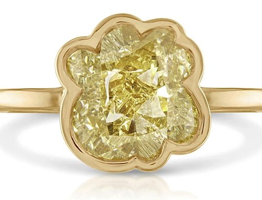 Pop the Question with a $50,000 Popcorn-Cut Diamond