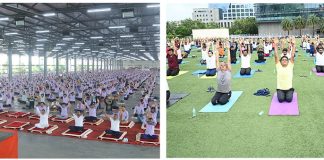 HK Group Celebrates International Day Of Yoga In Surat And Mumbai
