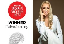 Dutch jewelry designer Alice Sunderland wins the prestigious international INSTORE Design Awards 2022