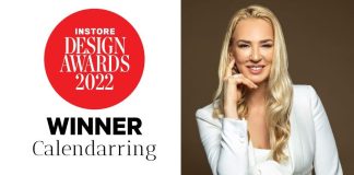 Dutch jewelry designer Alice Sunderland wins the prestigious international INSTORE Design Awards 2022