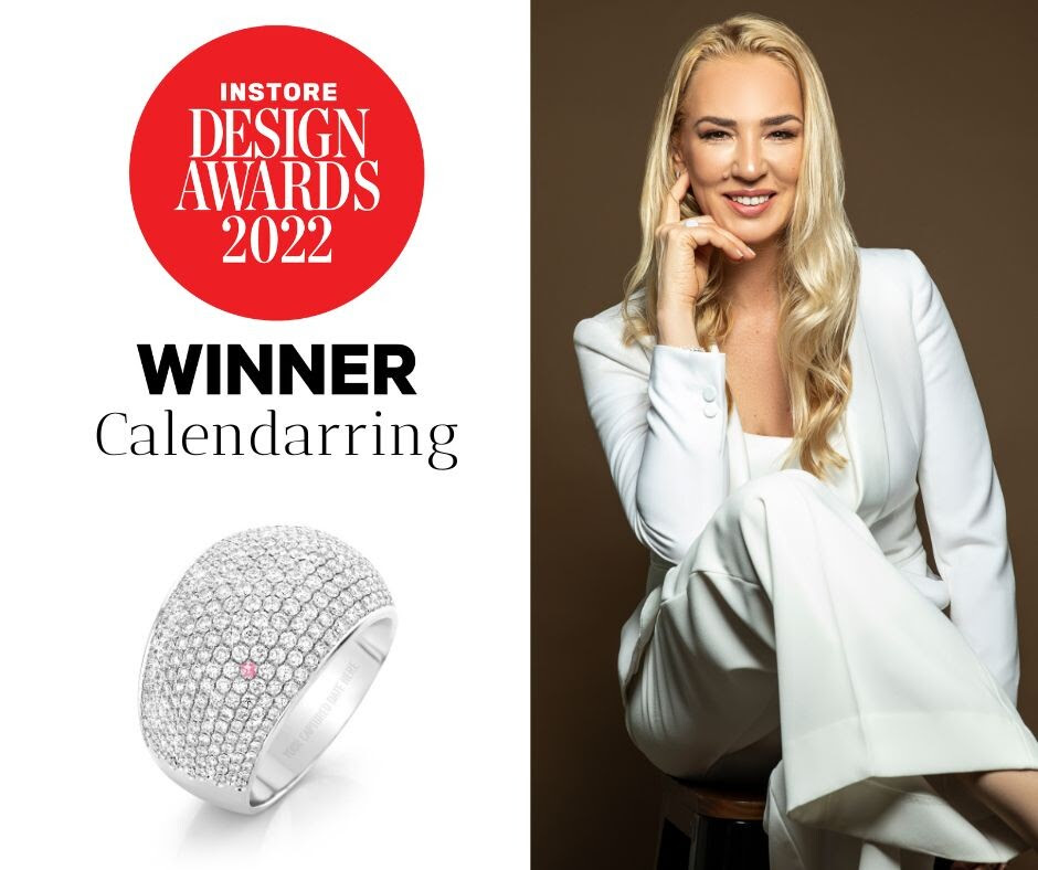 Dutch jewelry designer Alice Sunderland wins the prestigious international INSTORE Design Awards 2022