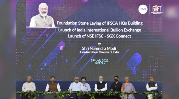 India PM Shri Narendra Modi Launches India’s First International Bullion Exchange - IIBX at GIFT City