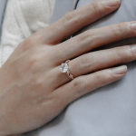 Flora Moissanite Engagement Ring