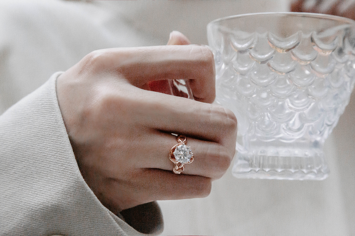 Serendipity Moissanite Pledge Ring