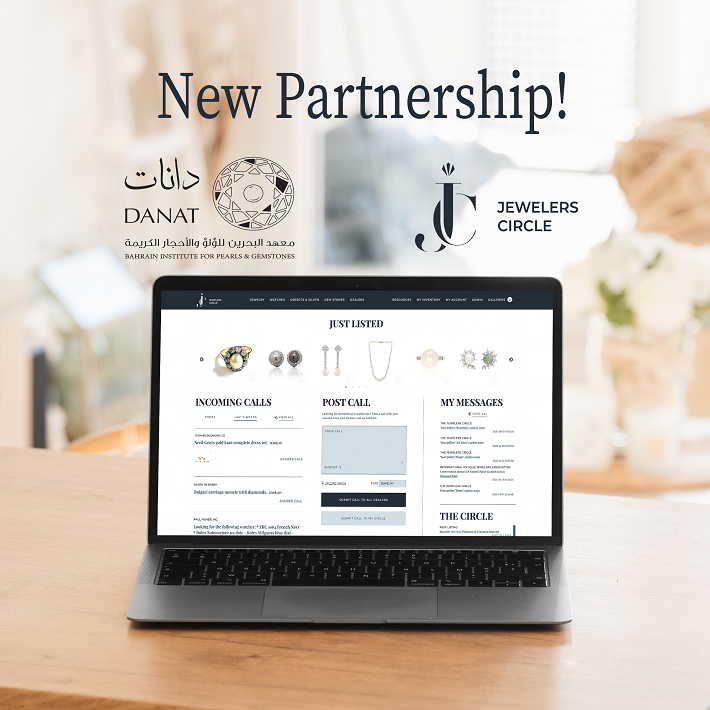 The Jewelers Circle Announces Partnership with Bahrain Institute for Pearls & Gemstones (DANAT)