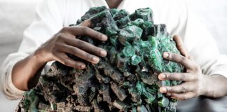 Gemfields Sells Huge 187,775-ct Emerald Cluster