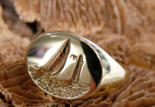 Boat and lighthouse ring