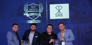 SRK Receives Coveted Most Preferred Workplace of 2023 Award