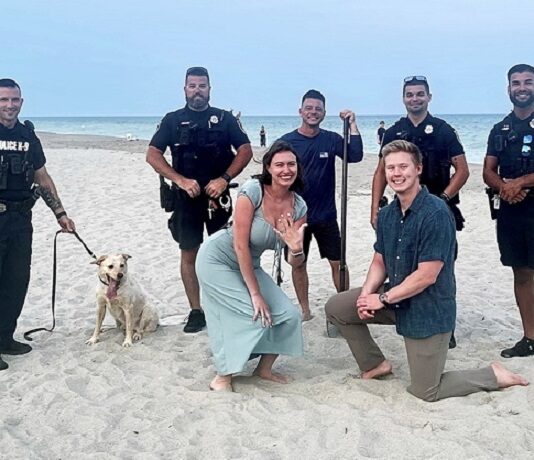 Beach Couple Reunited with Engagement Ring