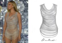 Beyonce's $1m Real Diamond Dress