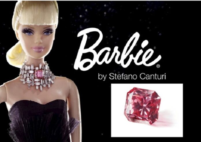 World's Priciest Barbie, with a One-Carat Pink Diamond