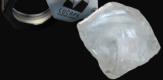 208-carat diamond is the most recent discovery at the Lulo mine