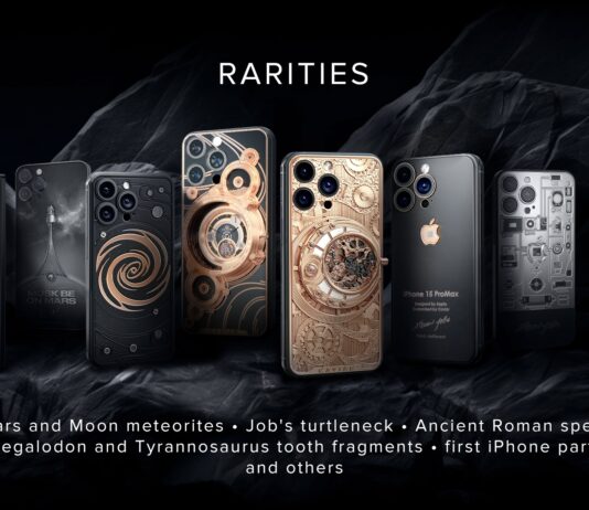 Caviar unveiled the custom iPhone priced at $ 105 000, it is incrusted with fragments of rare artifacts