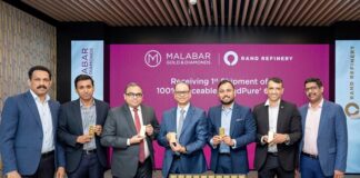 Malabar Gold & Diamonds Procures 100% Traceable ‘Randpure’ Gold From Rand Refinery, South Africa; Reaffirms Its Commitment to Ethical Sourcing