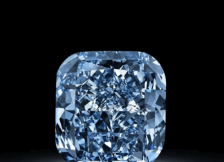 ‘The Mediterranean Blue’ Diamond Fetches $21.5 Million at Record-Setting Sotheby’s Geneva Auction
