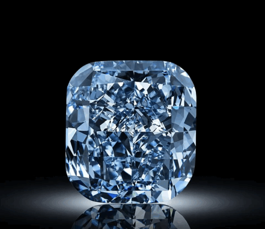 ‘The Mediterranean Blue’ Diamond Fetches $21.5 Million at Record-Setting Sotheby’s Geneva Auction