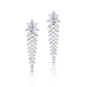 17.93 Carat Marquise Diamond Chandelier Earrings by Stephen Silver