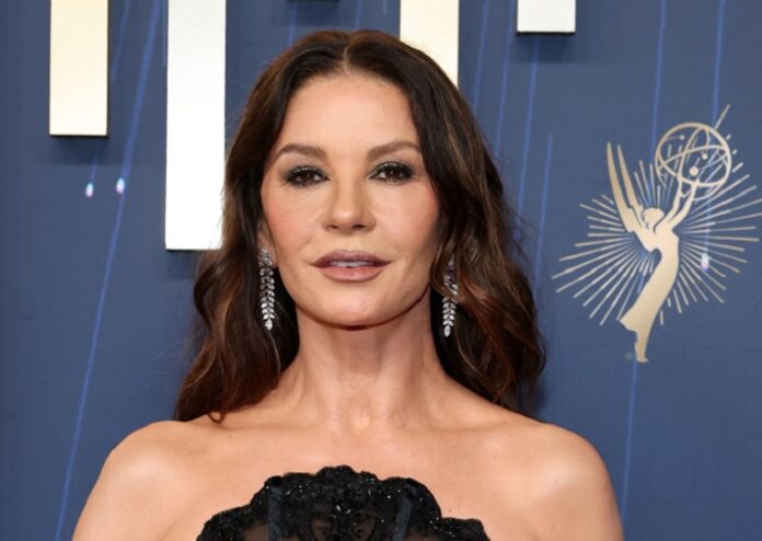 Catherine Zeta-Jones Wears Stephen Silver Fine Jewelry at the 2025 Emmy Awards