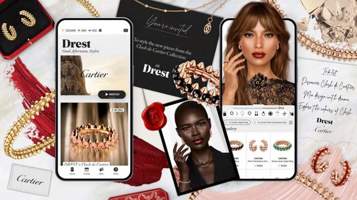 Clash de Cartier Collection Debuts on Drest in New Digital Fashion Experience