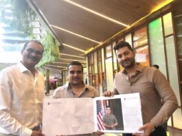 ISGJ Jewellery College & Lexus SoftMac Creates 10.07-Carat Brown Diamond Sculpture of Deputy CM Harsh Sanghavi