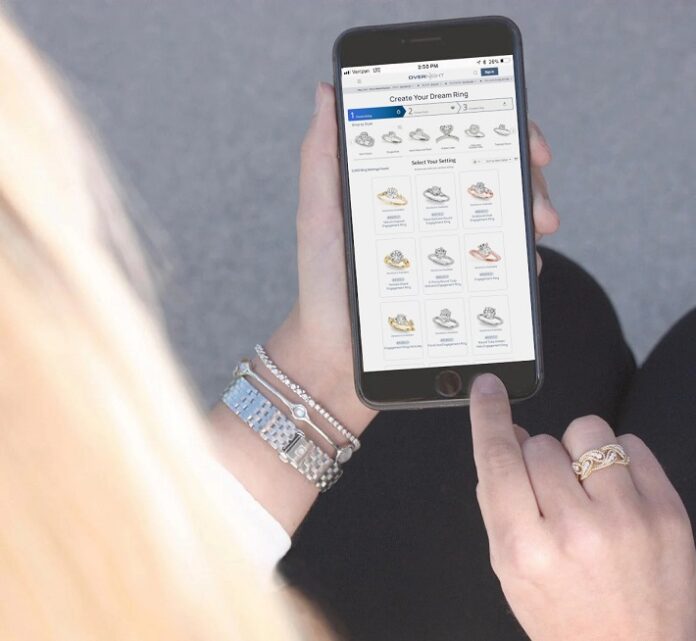 Ring Builder by Overnight Mountings on a Phone Overnight Mountings Launches Ring Builder Platform and Expands into a Fully Integrated B2B Jewelry Technology and Manufacturing Ecosystem